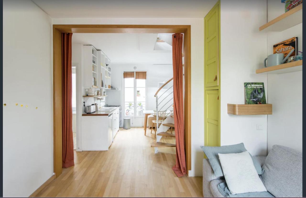 Paris Petit Appartement Lumineux Et Atypique Εξωτερικό φωτογραφία