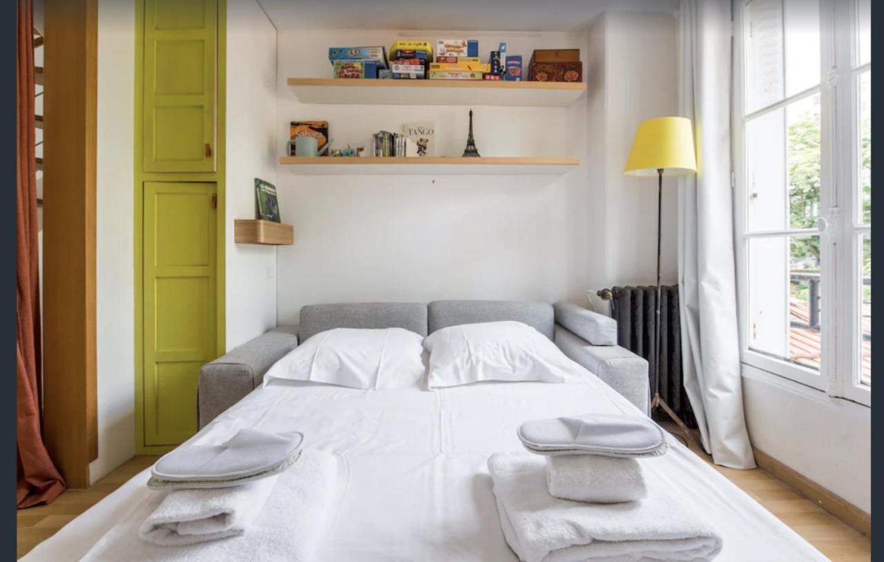 Paris Petit Appartement Lumineux Et Atypique Εξωτερικό φωτογραφία